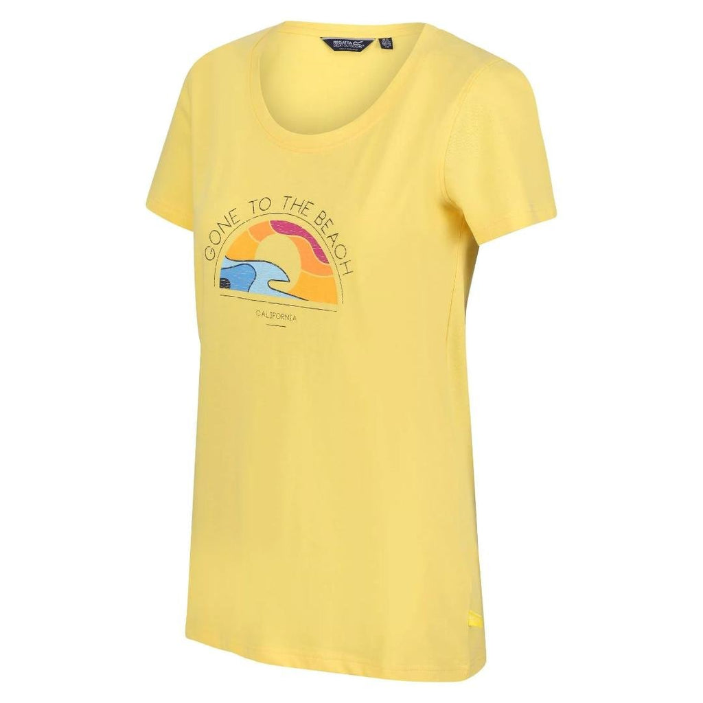 Regatta Women's Filandra VI Print T - Shirt - Maize Yellow - Beales department store