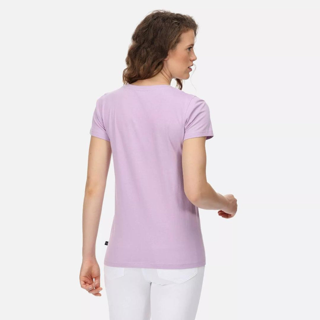 Regatta Women's Filandra VI Print T - Shirt - Pastel Lilac - Beales department store