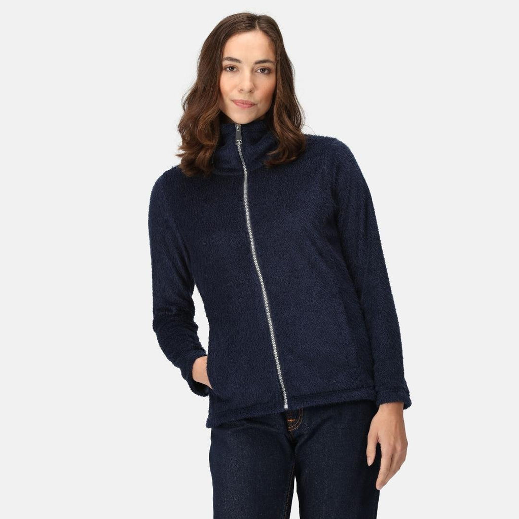 Regatta Women's Heloise Full Zip Fleece - Navy Eyelash - Beales department store