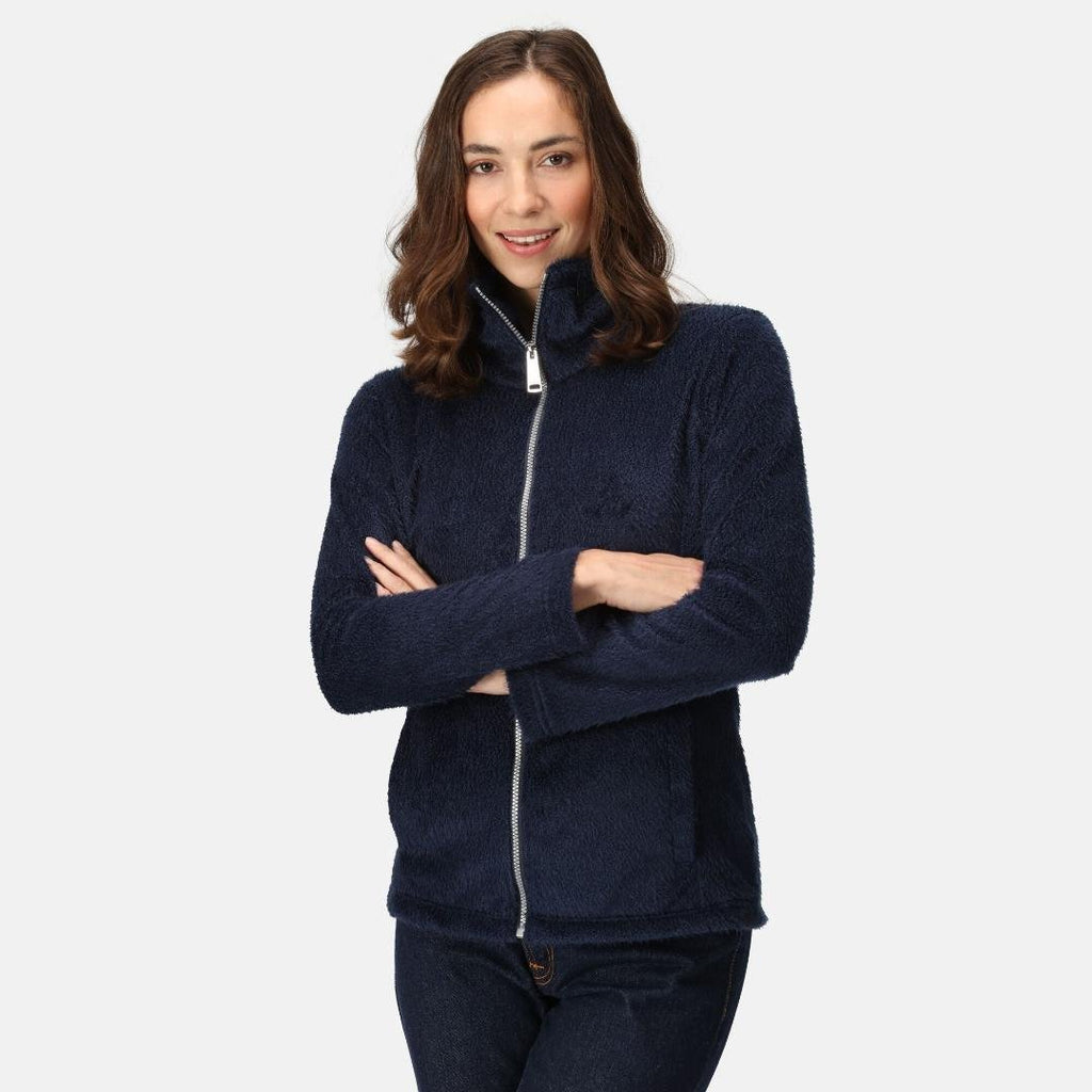 Regatta Women's Heloise Full Zip Fleece - Navy Eyelash - Beales department store