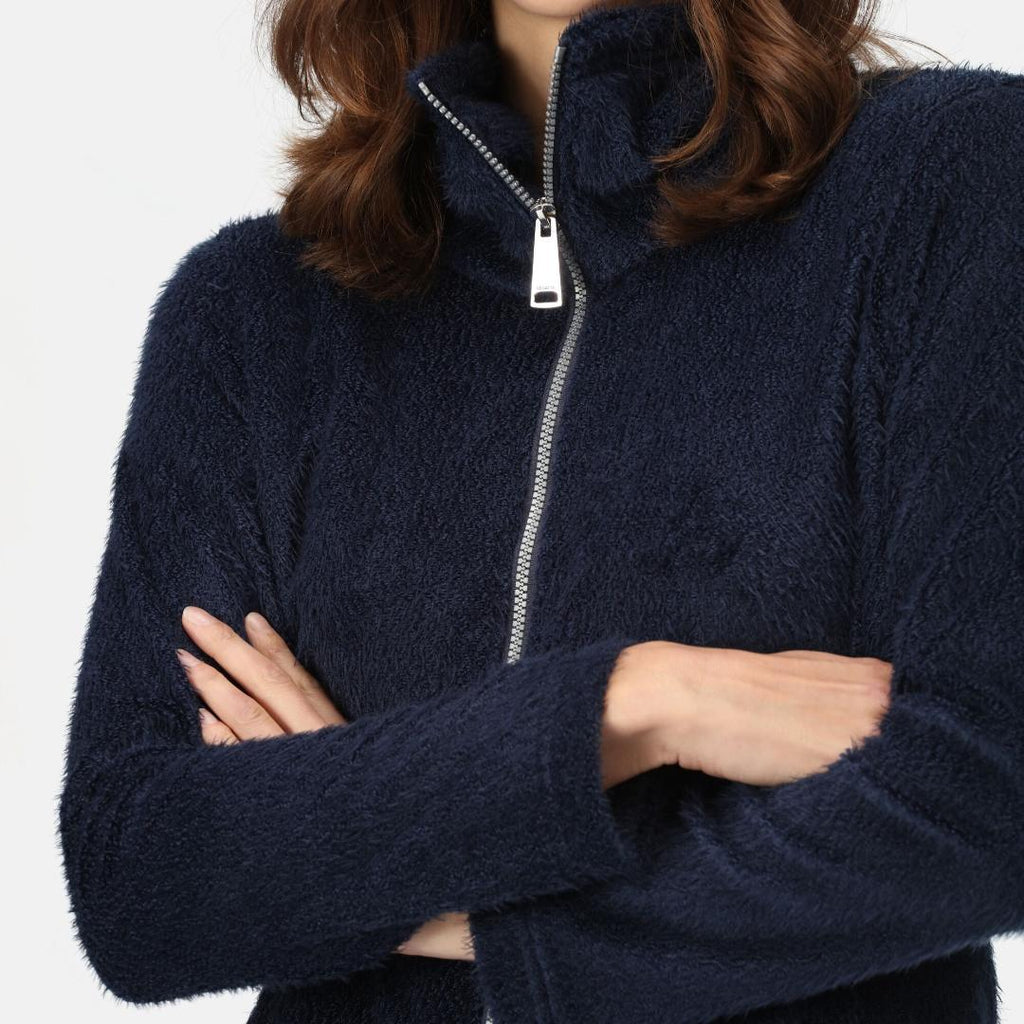 Regatta Women's Heloise Full Zip Fleece - Navy Eyelash - Beales department store