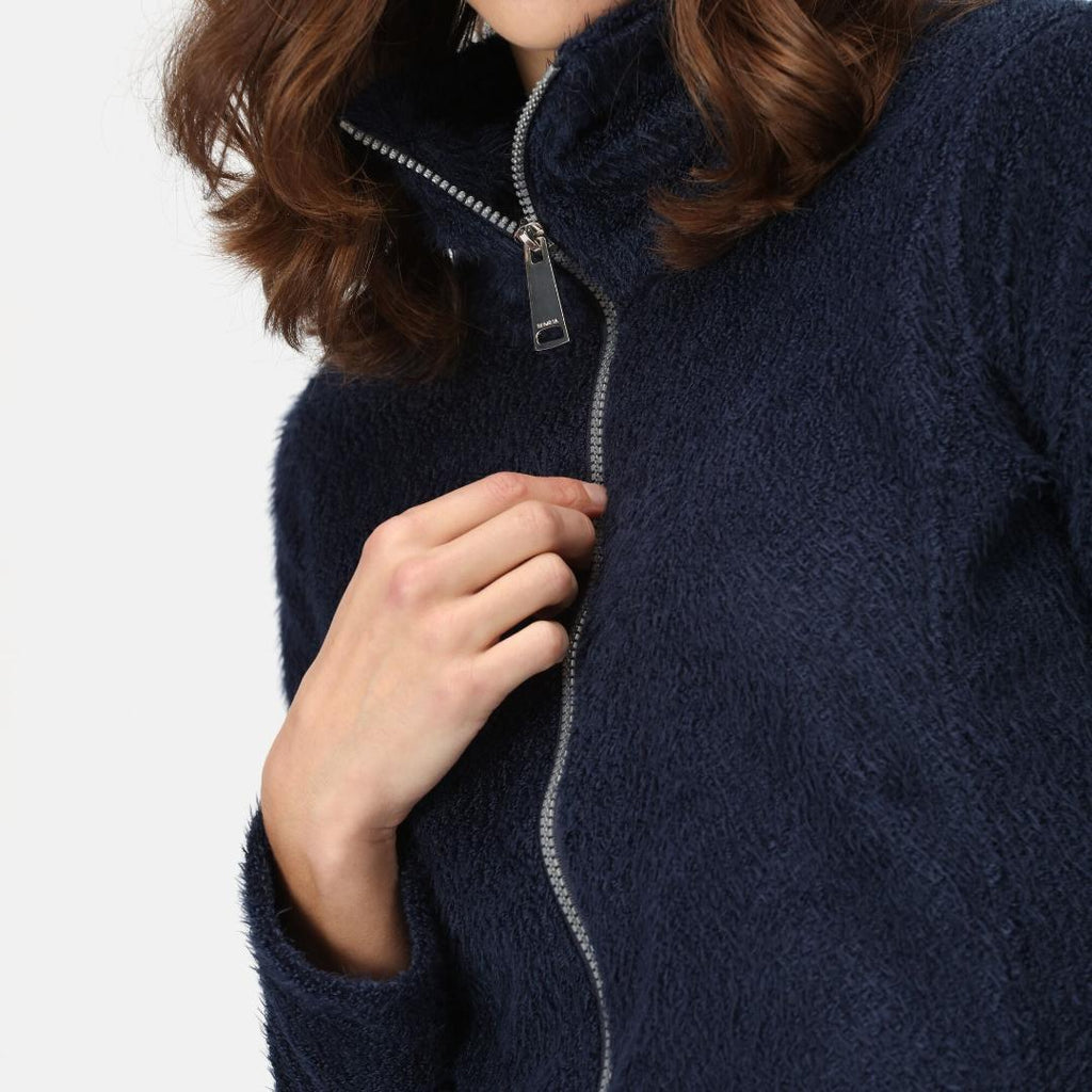 Regatta Women's Heloise Full Zip Fleece - Navy Eyelash - Beales department store