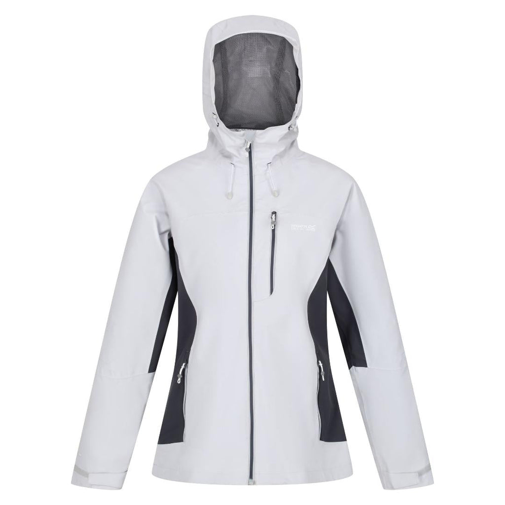 Regatta Women's Highton Stretch III Waterproof Jacket Cyberspace Seal Grey - Beales department store