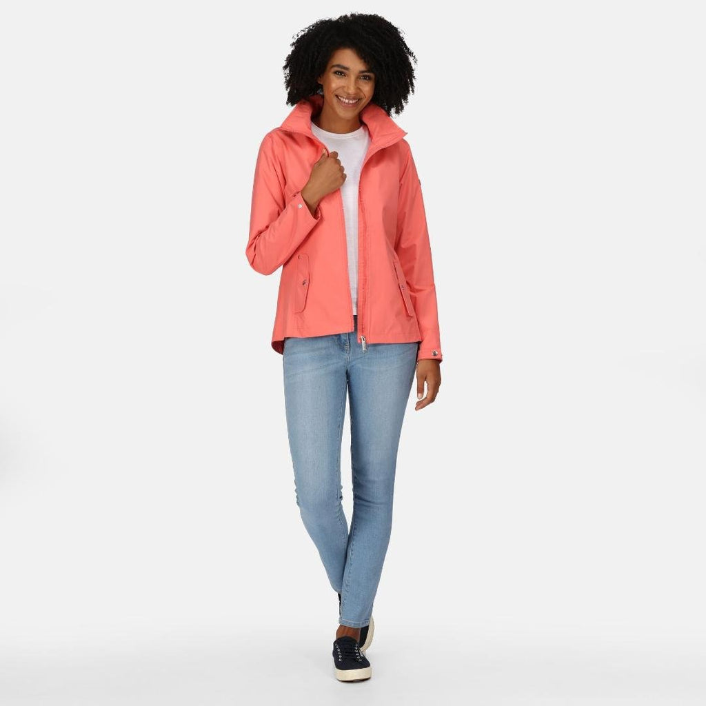 Regatta Women's Laiyah Waterproof Jacket - Peach Bloom - Beales department store