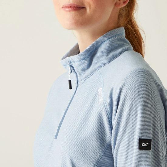 Regatta Women's Montes Lightweight Half - Zip Fleece - Coronet Blue - Beales department store