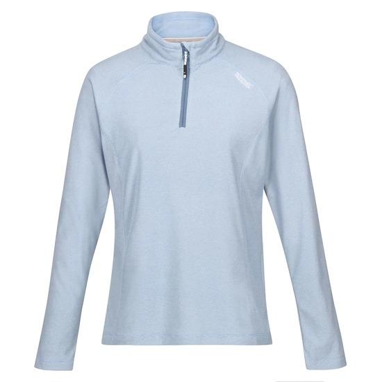 Regatta Women's Montes Lightweight Half - Zip Fleece - Coronet Blue - Beales department store