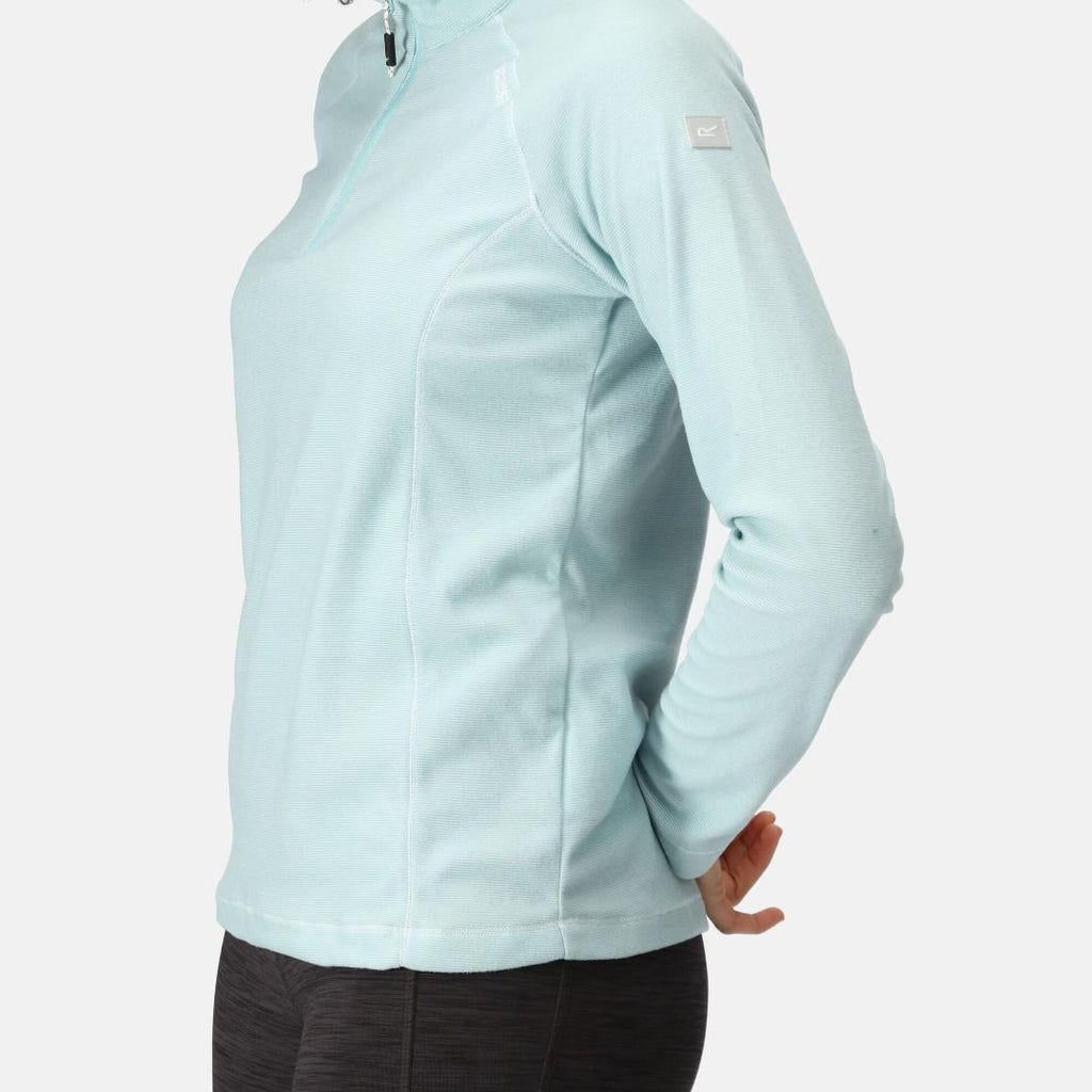 Regatta Women's Montes Lightweight Half - Zip Fleece - Sea Haze - Beales department store