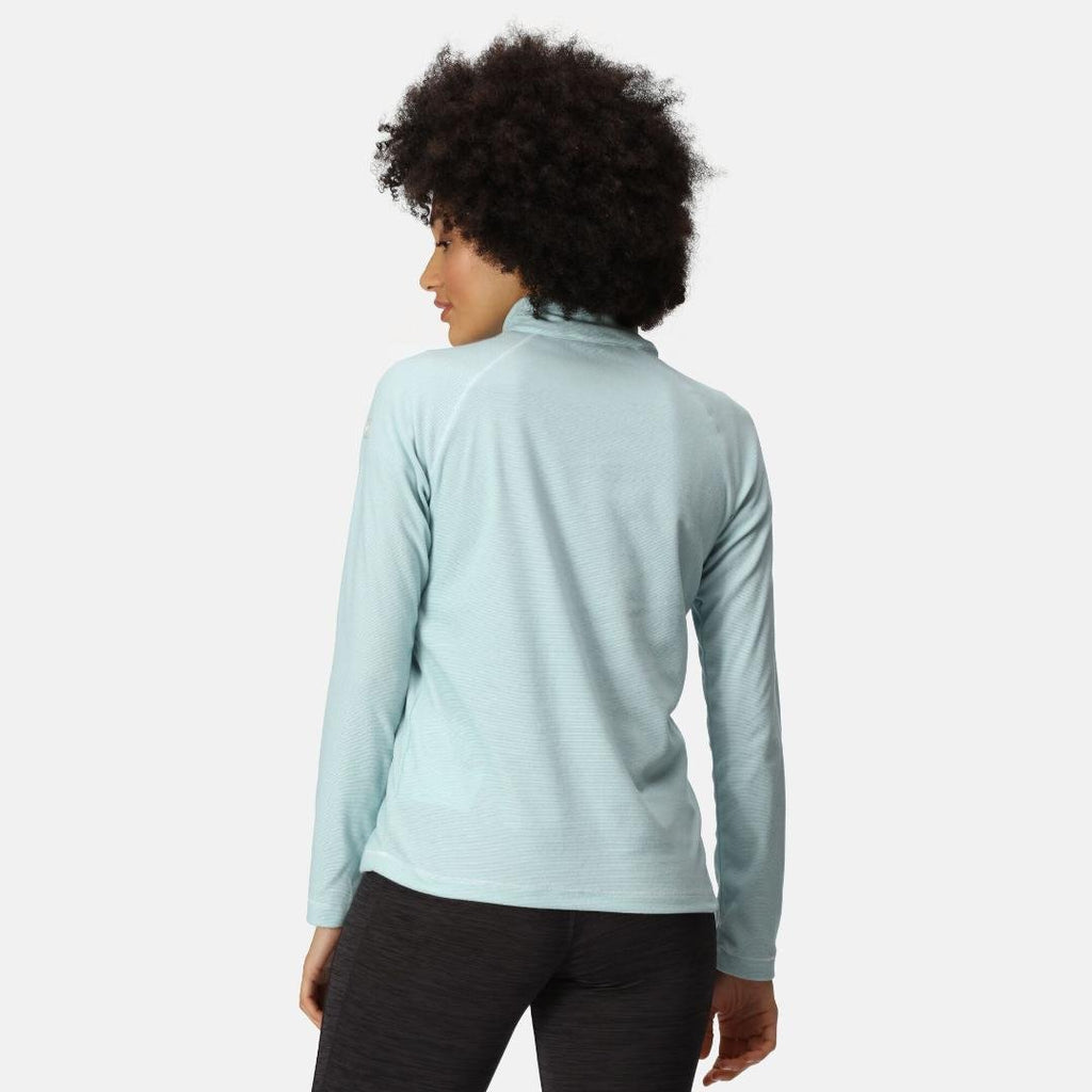 Regatta Women's Montes Lightweight Half - Zip Fleece - Sea Haze - Beales department store