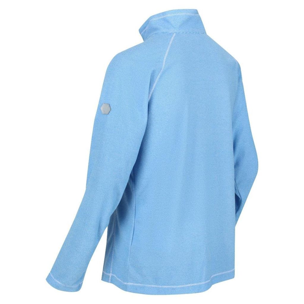 Regatta Women's Montes Lightweight Half - Zip Fleece - Sonic Blue/White - Beales department store