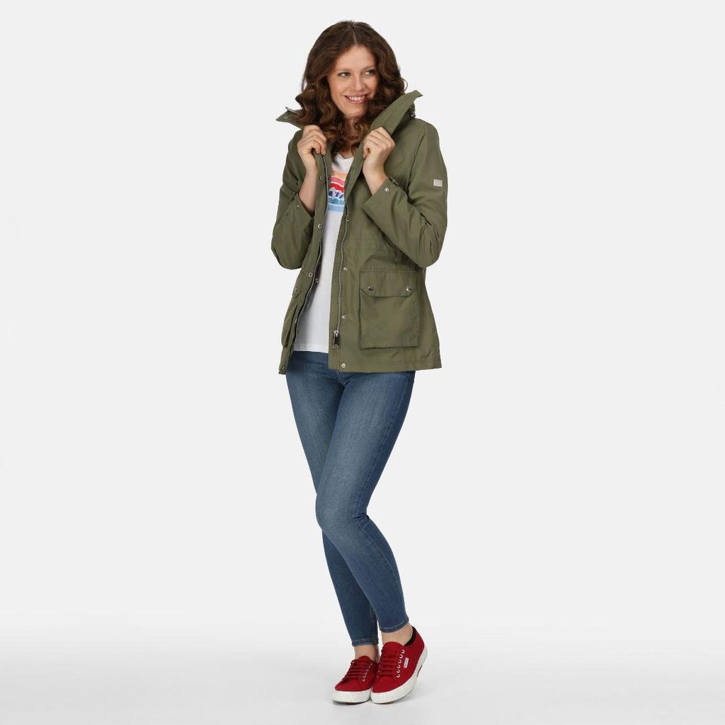 Regatta Women's Novalee Waterproof Jacket - Four Leaf Clover - Beales department store