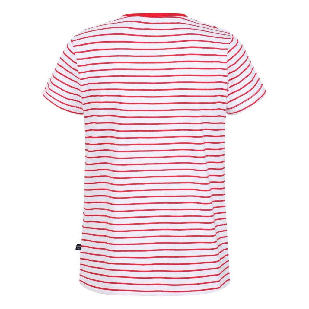 Regatta Women's Odalis Stripe T-Shirt - True Red Stripe - Beales department store