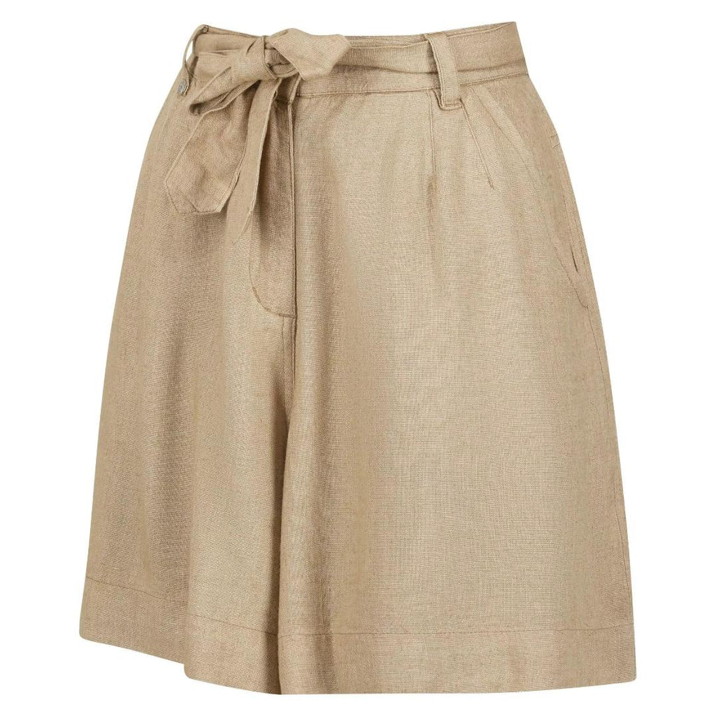 Regatta Women's Sabela Paper Bag Waist Shorts - Sesame - Beales department store