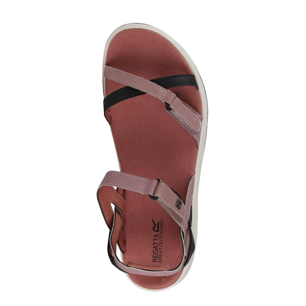 Regatta Women's Santa Cruz Strap Sandals - Dusky Rose Terracotta - Beales department store
