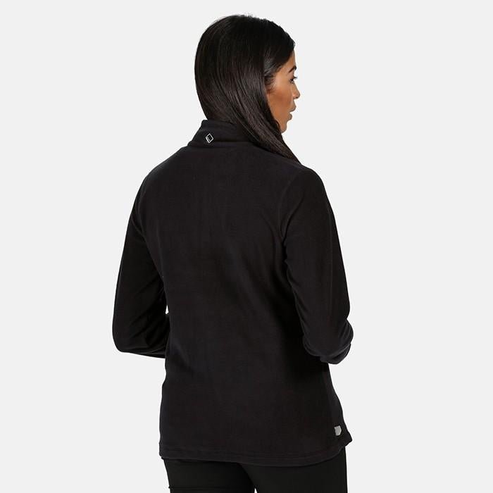 Regatta Women's Sweethart Lightweight Half - Zip Fleece Black - Beales department store