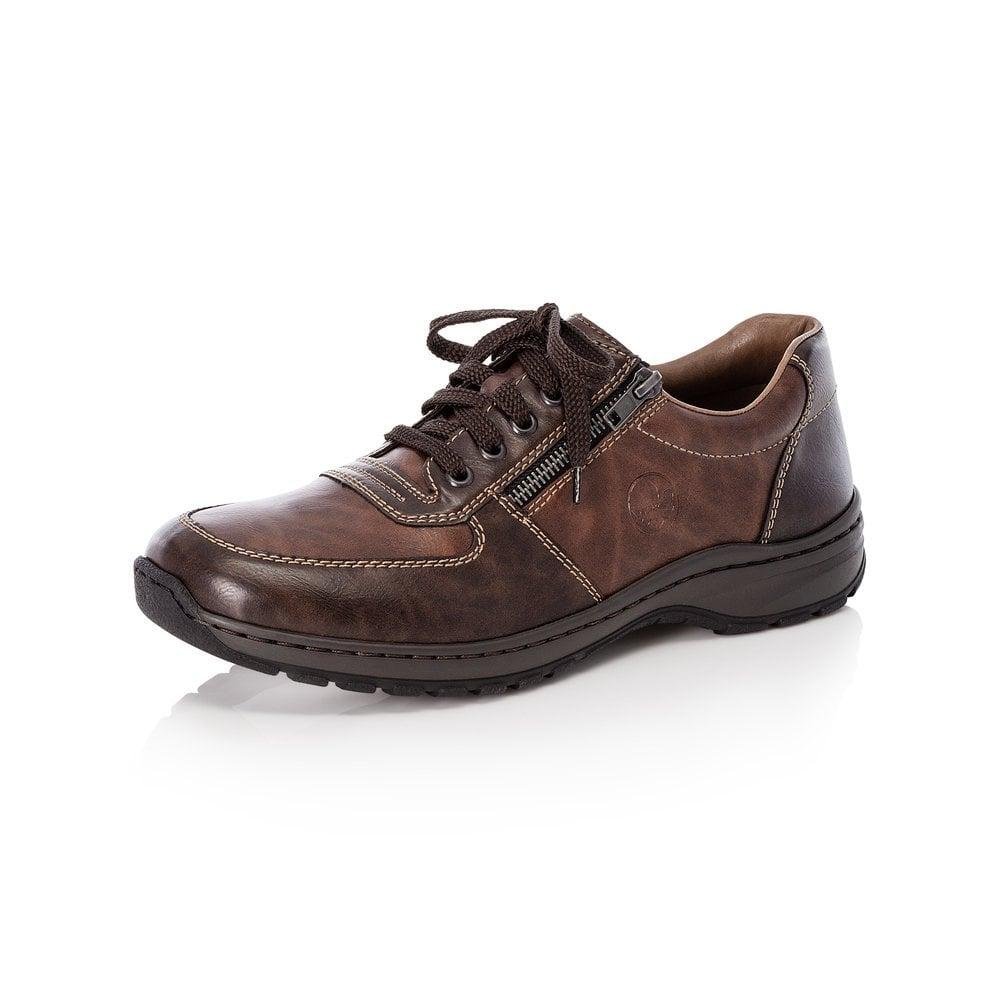 Rieker 03329-25 Men's Brown Lace Up Shoes - Beales department store