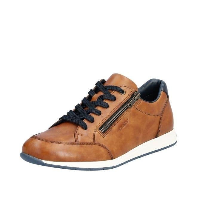 Rieker 11903 - 24 Titus Mens Shoes - Brown - Beales department store