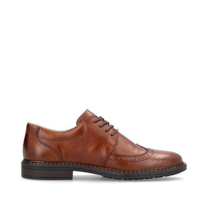 Rieker 17620 Men's Lace - Up Shoes - Brown - Beales department store