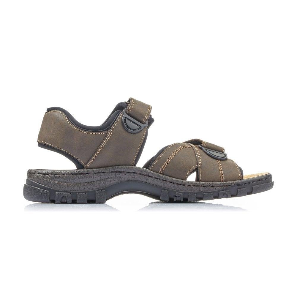 Rieker 25051 - 27 Men's Hook & Loop Sandals - Beales department store