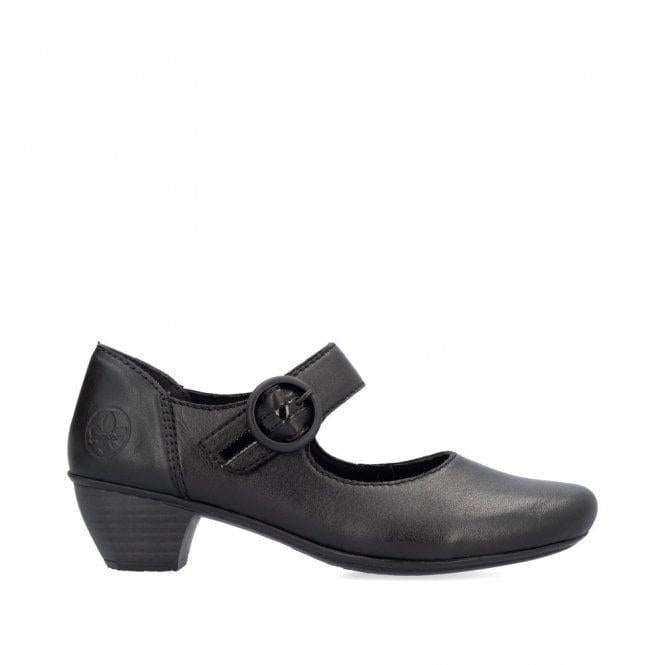 Rieker 41756 Ladies Shoes - Black - Beales department store