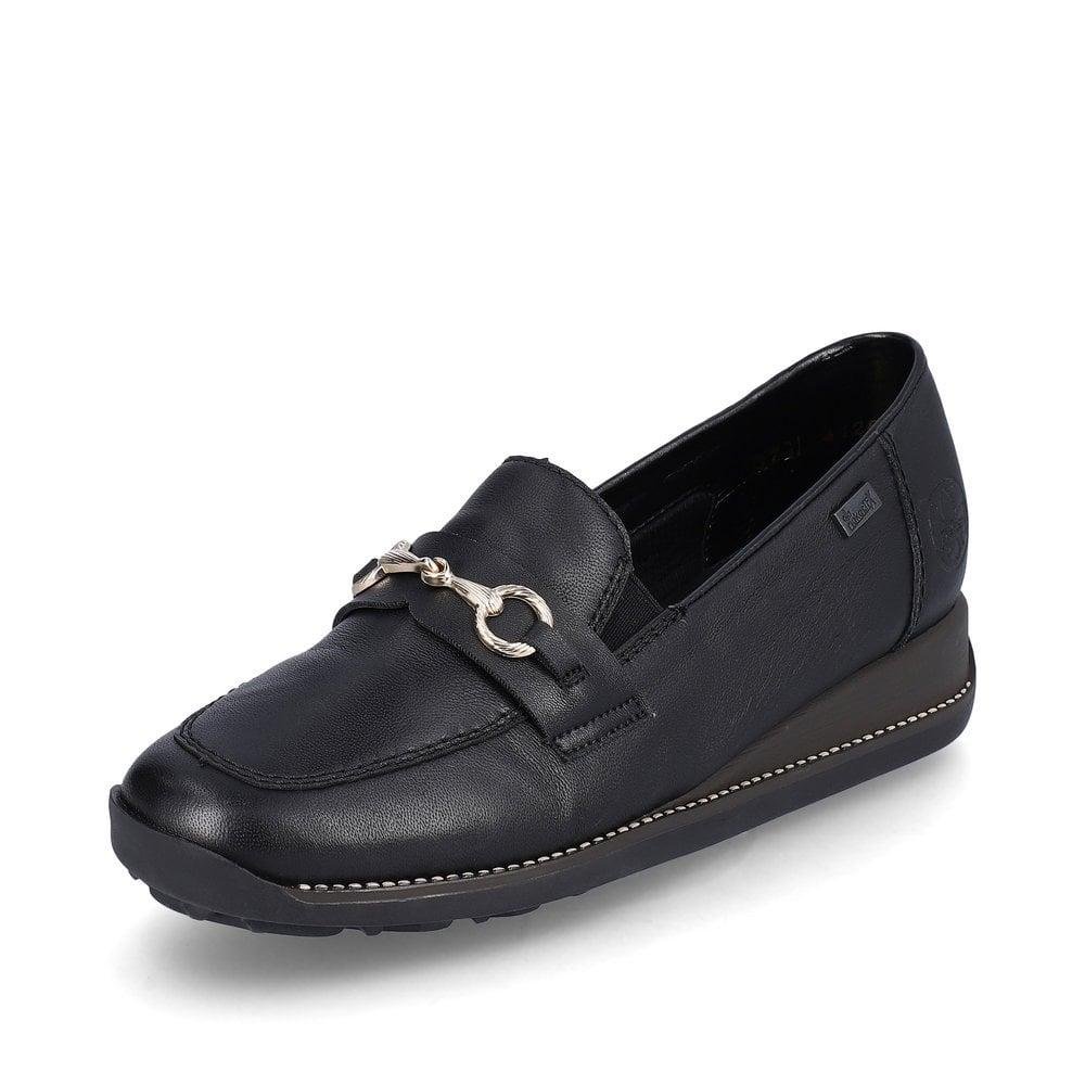 Rieker 44285-00 Daphne Womens Shoes - Black - Beales department store