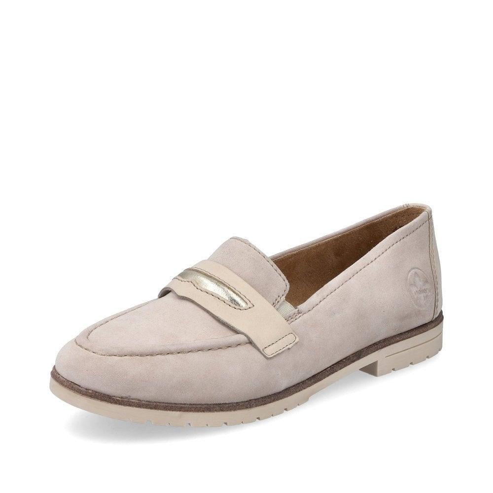 Rieker 45301-60 Aurica Womens shoes - Beige - Beales department store