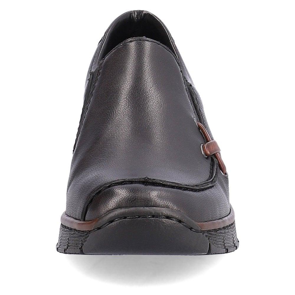 Rieker 53783-00 Doris Womens Shoes - Black - Beales department store