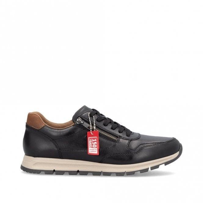 Rieker B0504 Men's Trainers - Black - Beales department store