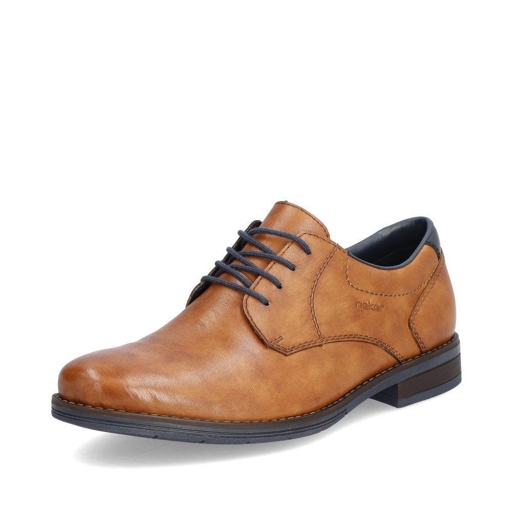 Rieker Dominik Mens Shoes - Brown - Beales department store