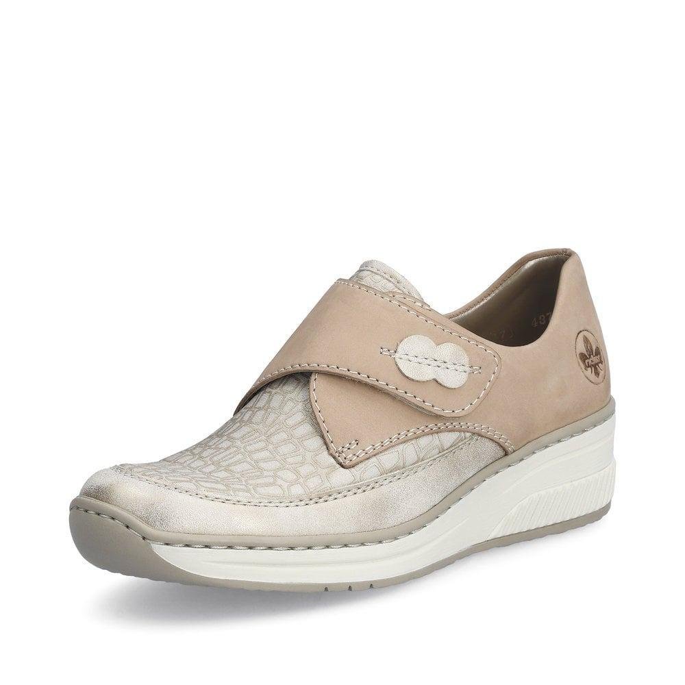 Rieker Doris Womens Shoes - Beige - Beales department store