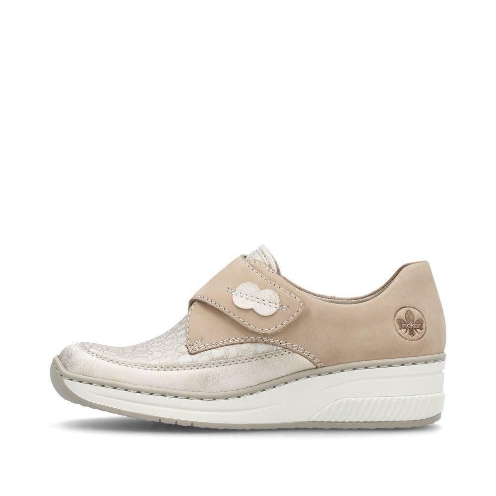 Rieker Doris Womens Shoes - Beige - Beales department store