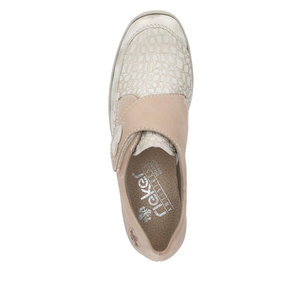 Rieker Doris Womens Shoes - Beige - Beales department store