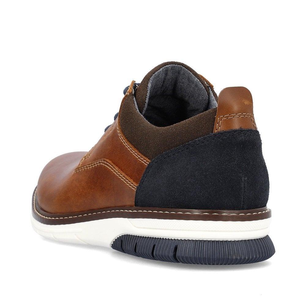 Rieker Dustin Mens Shoes - Brown - Beales department store