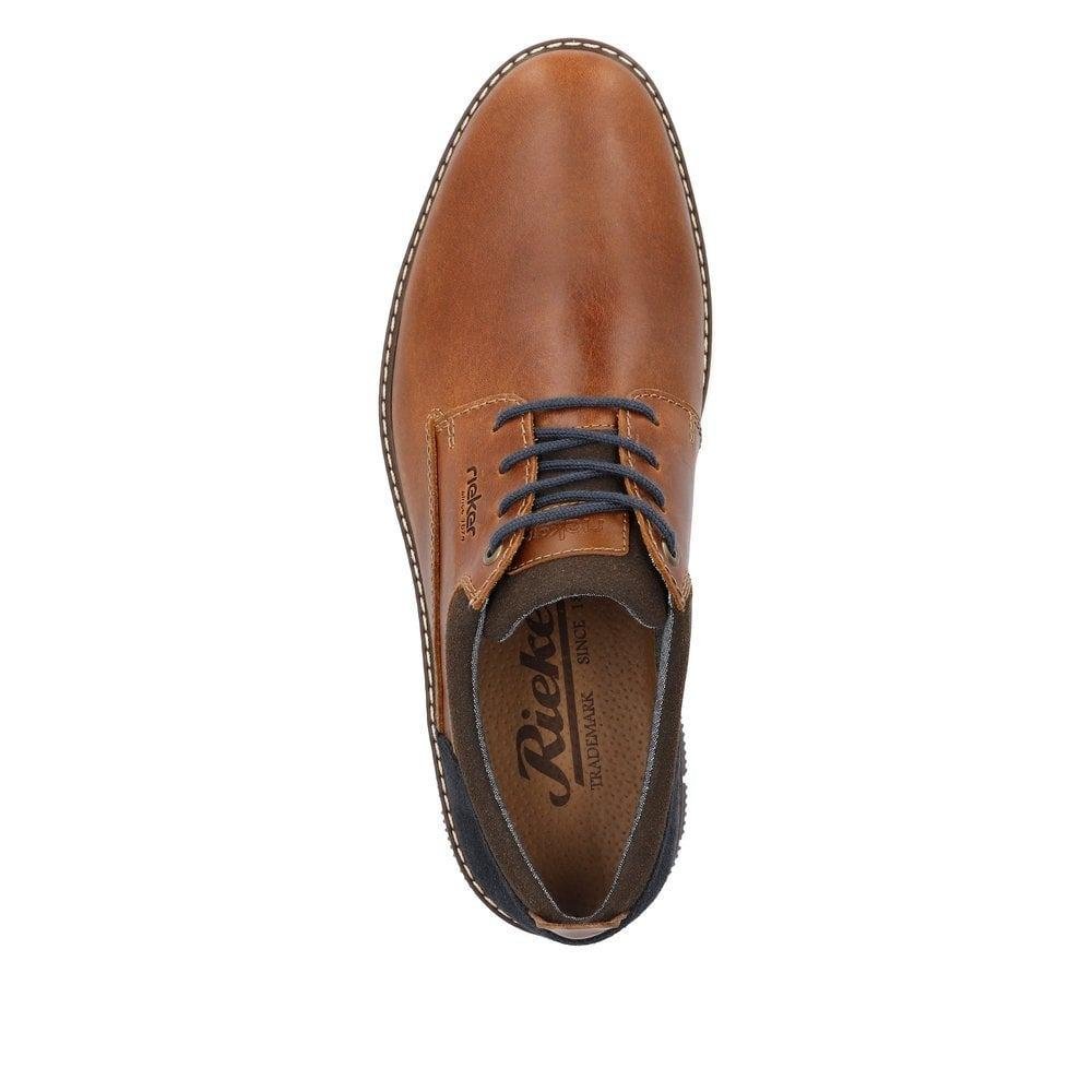 Rieker Dustin Mens Shoes - Brown - Beales department store