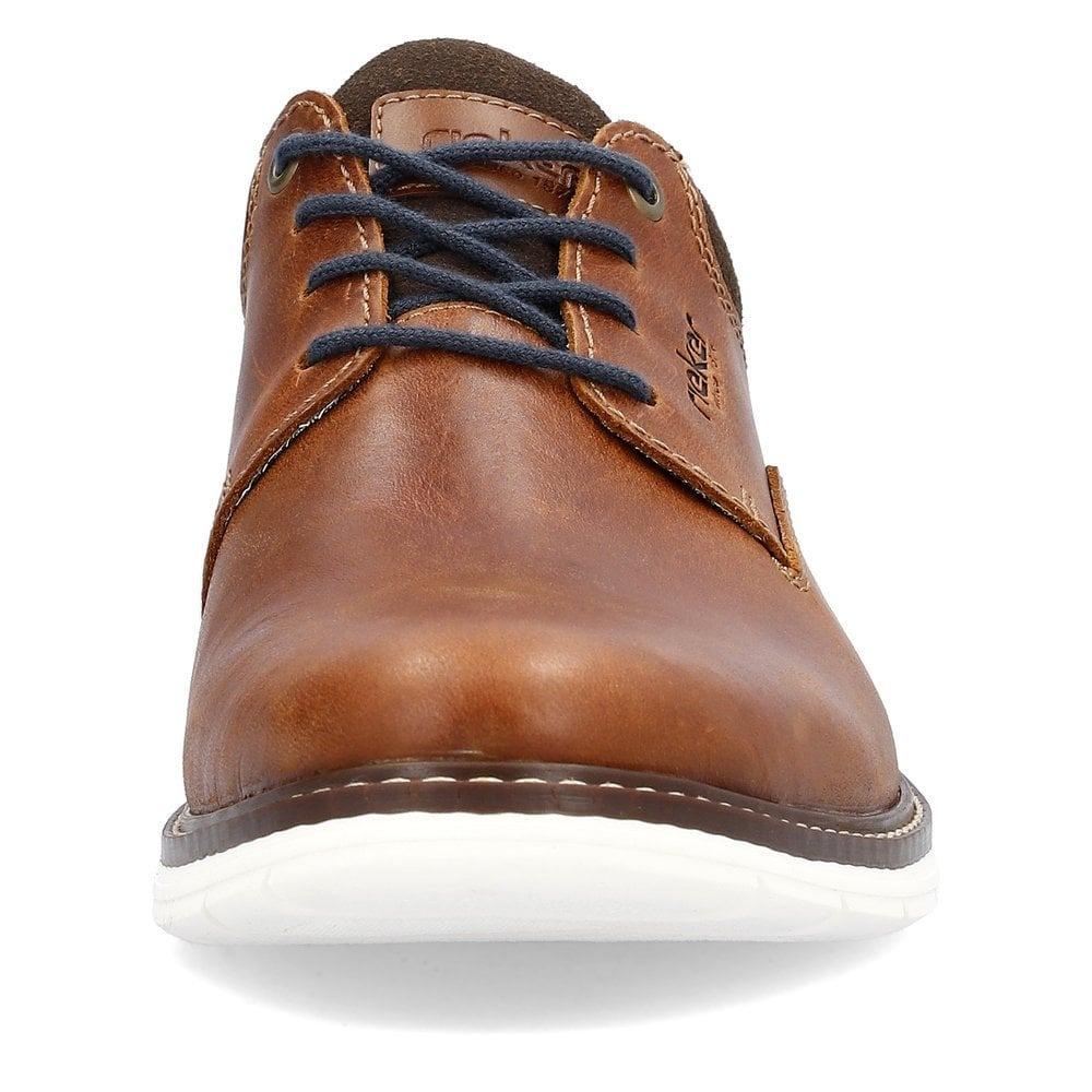 Rieker Dustin Mens Shoes - Brown - Beales department store