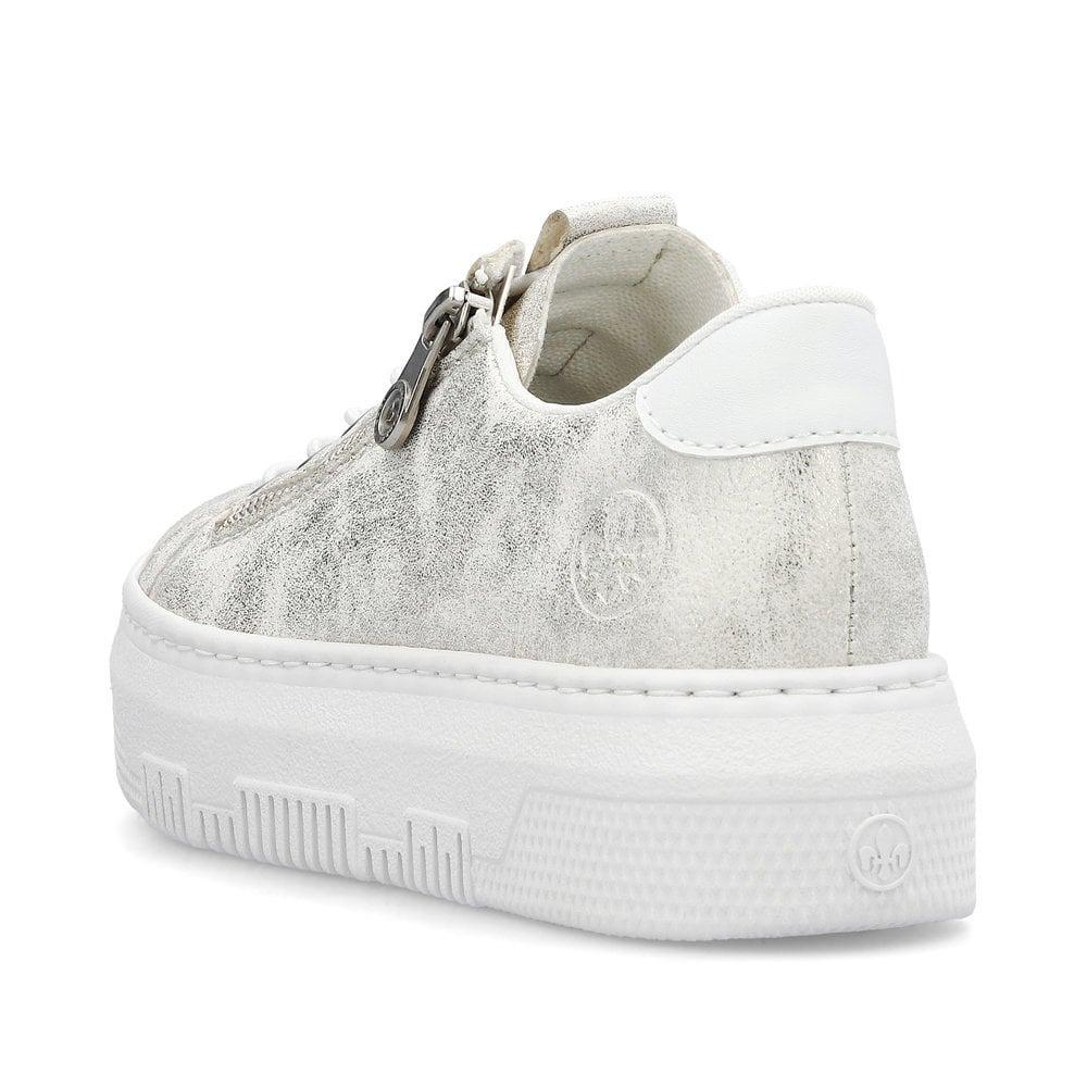Rieker Enya Womens Shoes - White - Beales department store