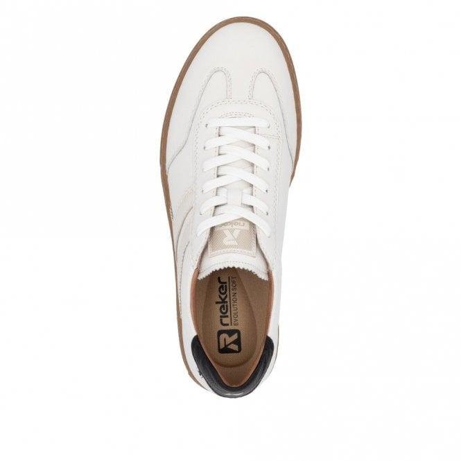 Rieker EVOLUTION U0707 Men's Trainers - White - Beales department store