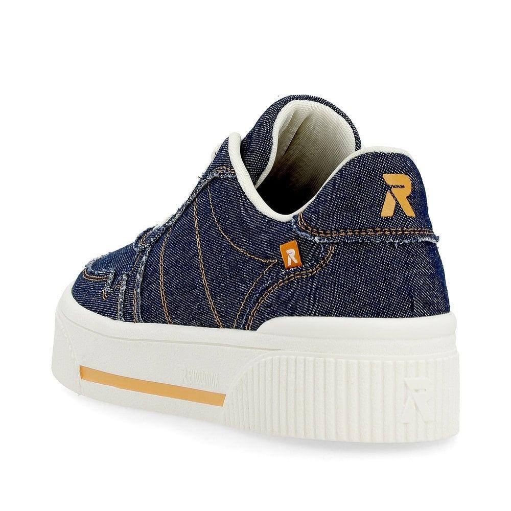 Rieker Evolution W0706 - 14 Adora Womens Shoes - Blue - Beales department store