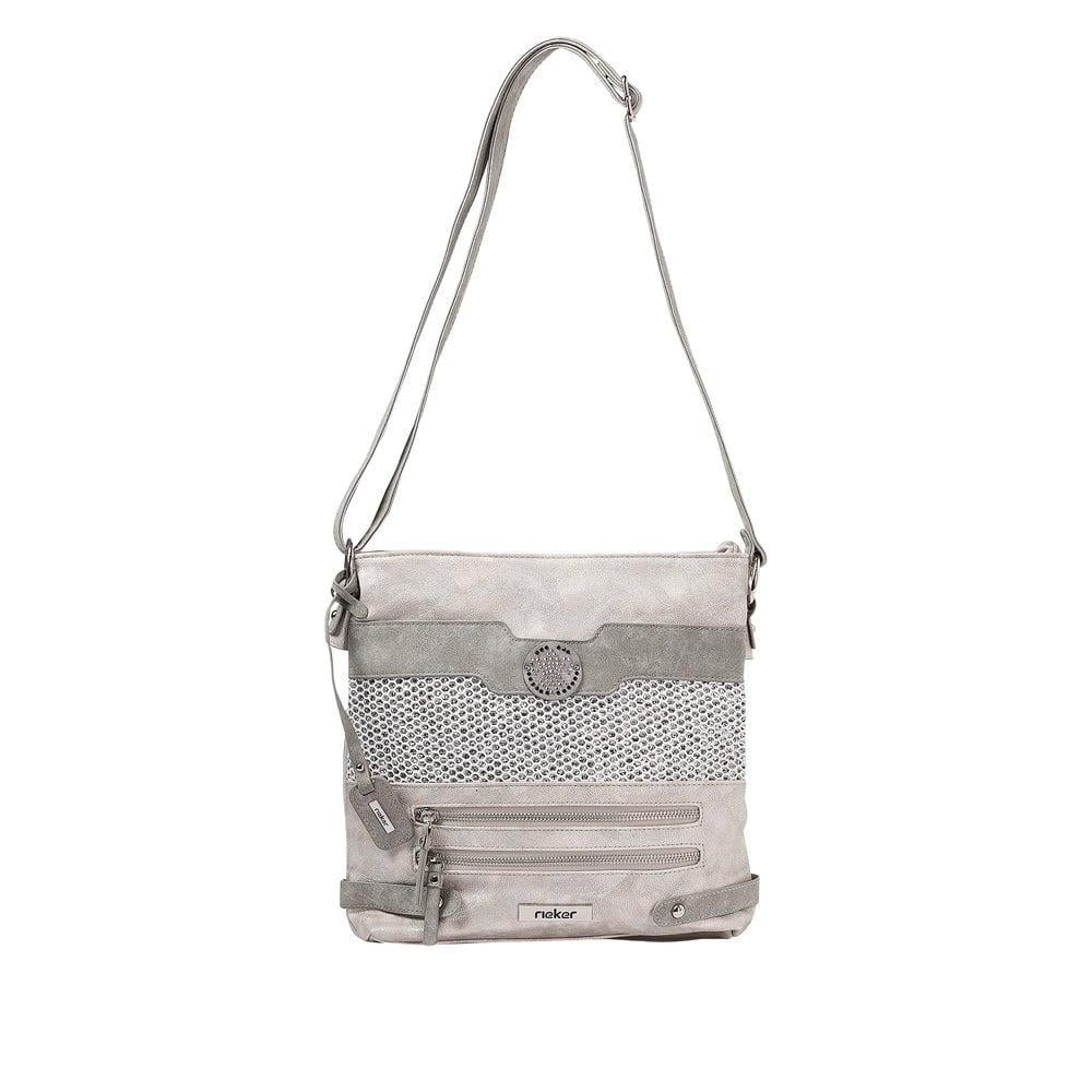 Rieker H1346 - 40 Handbag Zipper - Grey - Size S - Beales department store