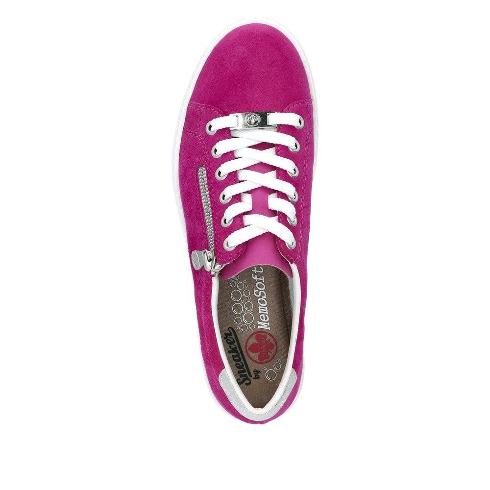 Rieker L59L1 - 31 Enya Womens Shoes - Rose - Beales department store