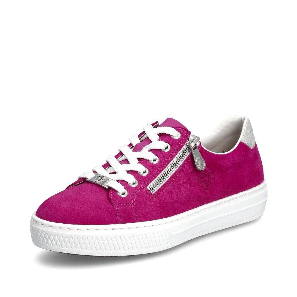 Rieker L59L1 - 31 Enya Womens Shoes - Rose - Beales department store