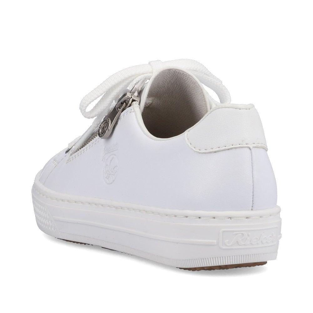 Rieker L59L1-83 Enya Womens Trainers - White - Beales department store