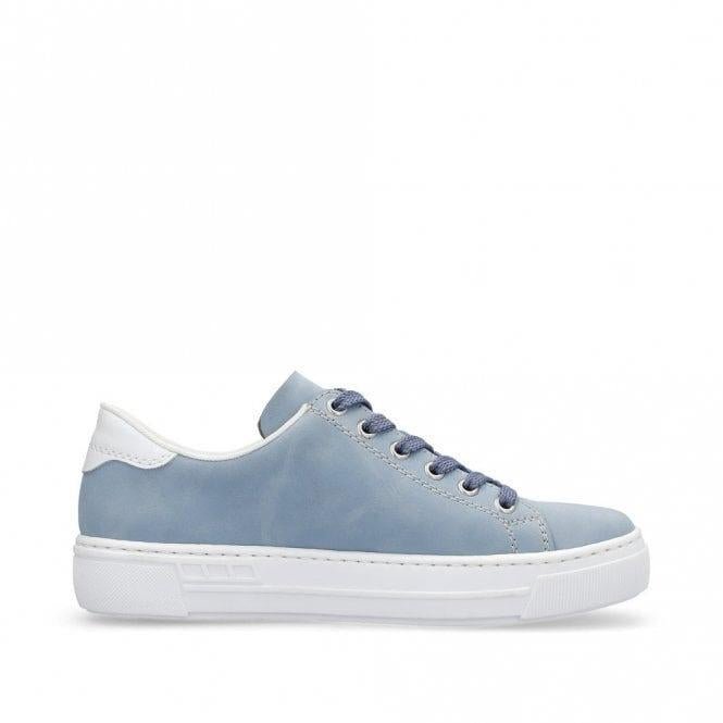 Rieker L8802 - 10 Enya Womens Shoes - Blue Combination - Beales department store