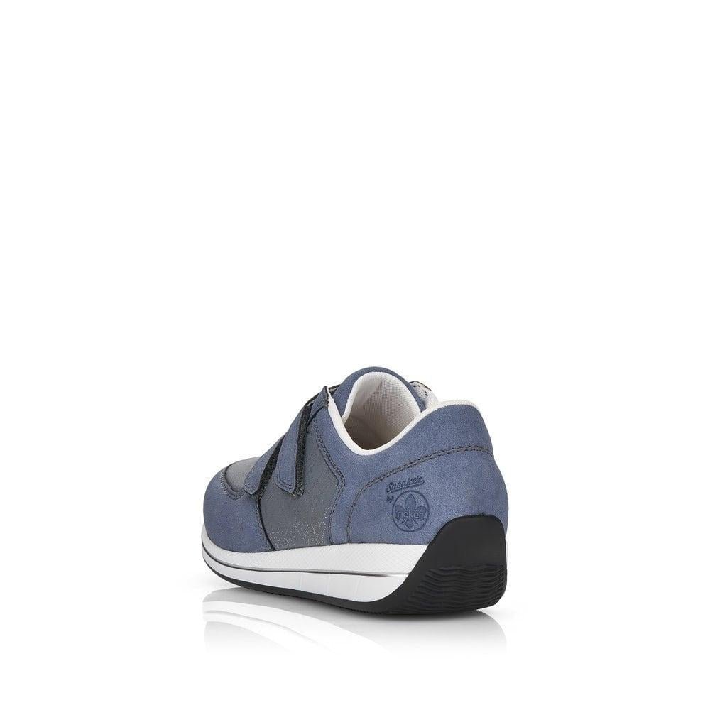 Rieker N1168 - 14 Dena Womens Shoes - Blue - Beales department store