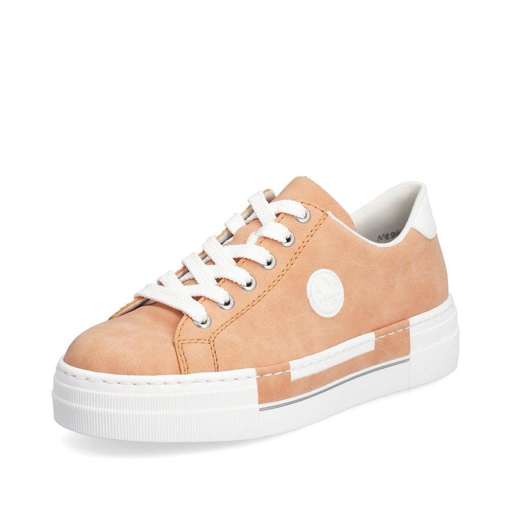 Rieker N49W1 - 38 Enya Womens Shoes - Orange - Beales department store