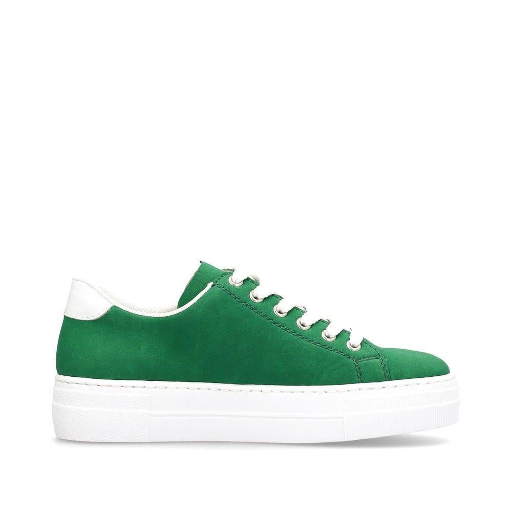 Rieker N49W1 - 52 Enya Womens Shoes - Green - Beales department store