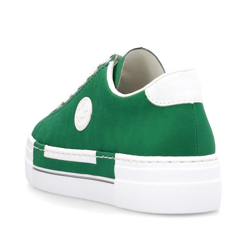 Rieker N49W1 - 52 Enya Womens Shoes - Green - Beales department store