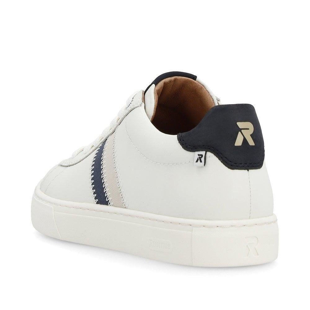 Rieker Nash Mens Shoes - White - Beales department store