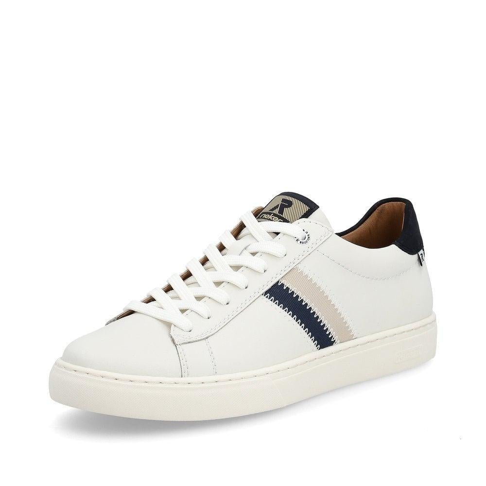 Rieker Nash Mens Shoes - White - Beales department store