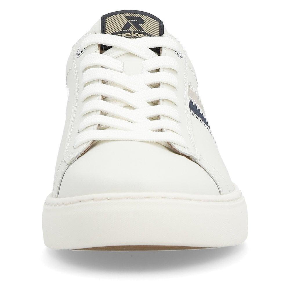 Rieker Nash Mens Shoes - White - Beales department store