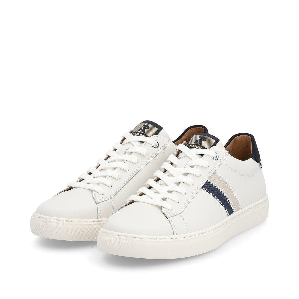 Rieker Nash Mens Shoes - White - Beales department store